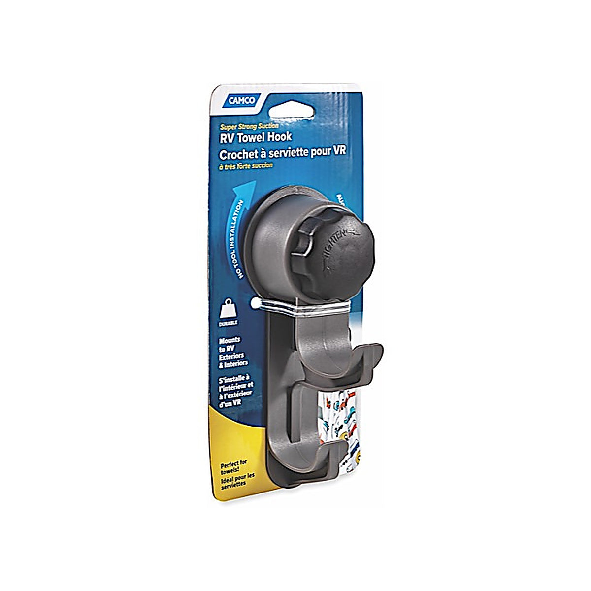 Camco - 44027 - RV Towel Hook, E/f