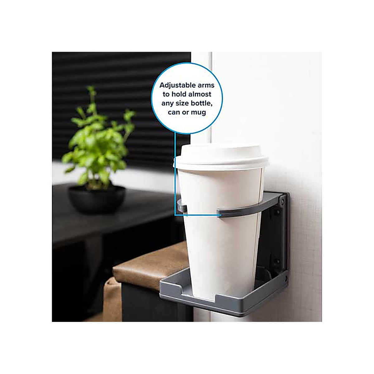 Camco - 44041 - Adjustable Drink Holder, Gray (e/f)
