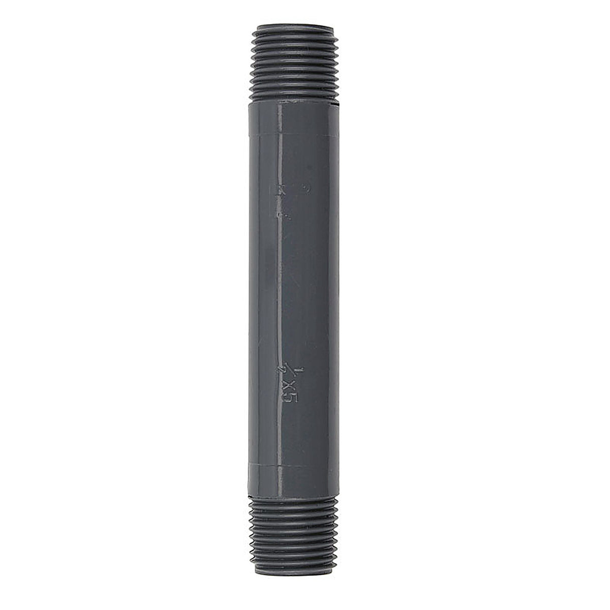 Mueller 403-050 Schedule 80 1/2 in. MPT PVC 5 in. Nipple