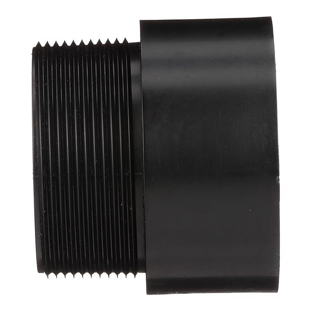Charlotte Pipe ABS001091200 3 in. MPT x 3 in. Dia. Hub ABS Adapter