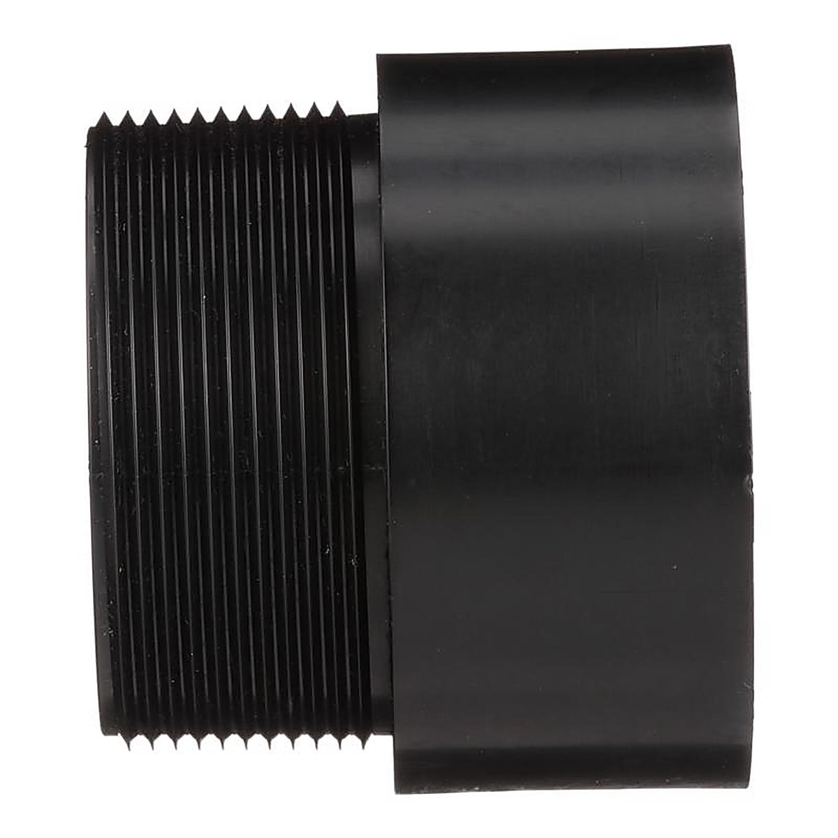 Charlotte Pipe ABS001091200 3 in. MPT x 3 in. Dia. Hub ABS Adapter