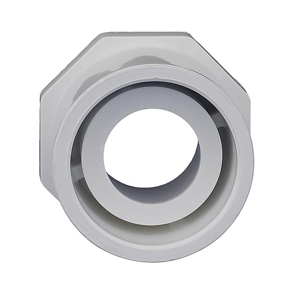 Charlotte Pipe PVC 02107 1100 Schedule 40 1-1/2 in. Spigot x 3/4 in. Dia. Slip PVC Reducing Bushing