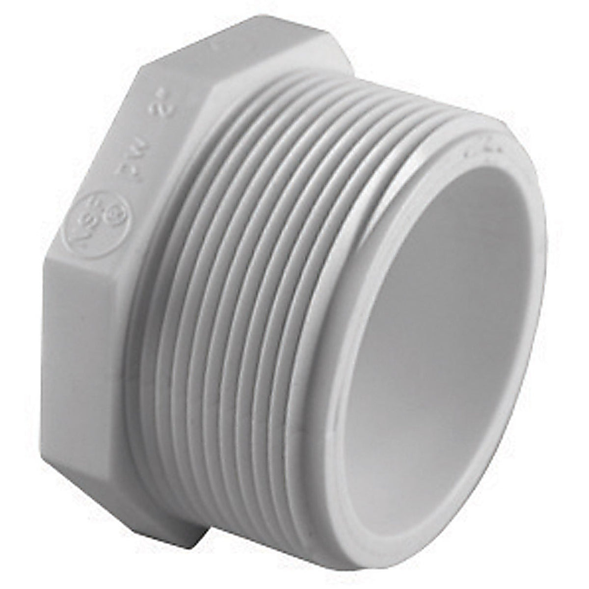Charlotte Pipe PVC 02113 1400 Schedule 40 1-1/2 in. MPT x 1-1/2 in. Dia. FPT PVC Plug