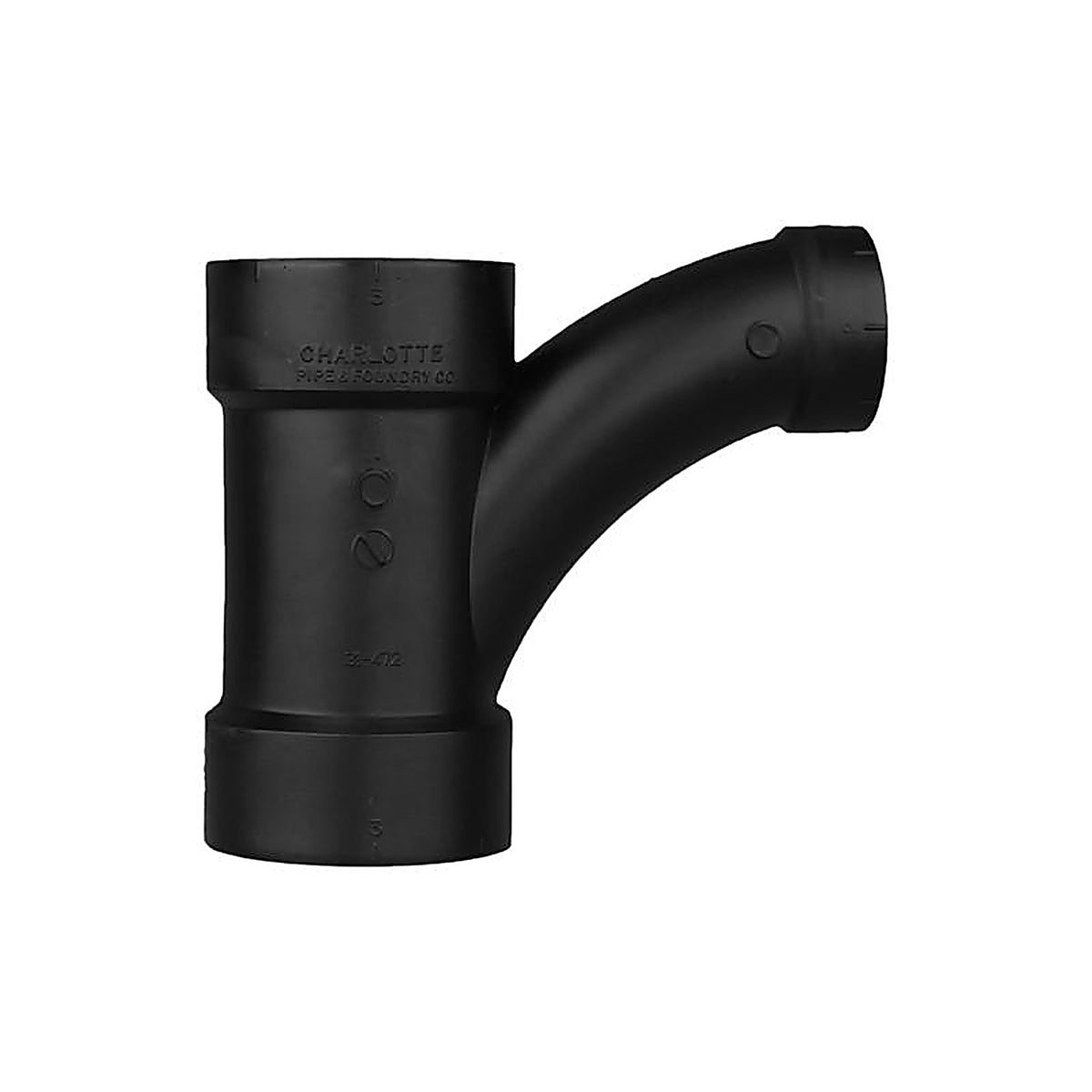 Charlotte Pipe ABS005021400 3 in. Hub x 3 in. Dia. Hub ABS Wye