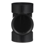 Charlotte Pipe ABS004451000 3 in. Hub x 3 in. Dia. Hub ABS Flush Cleanout Tee
