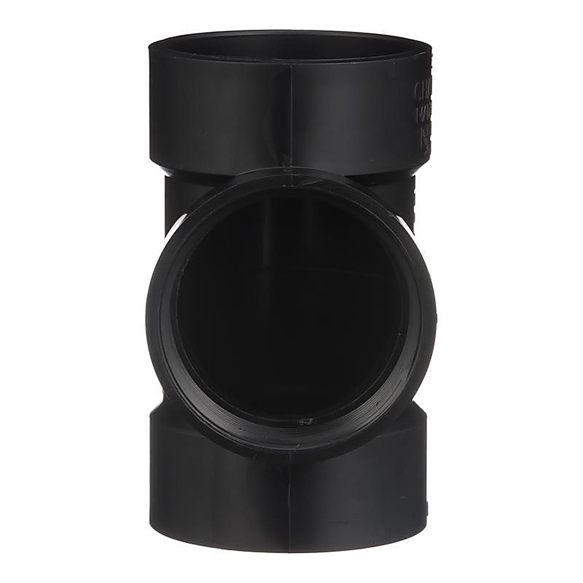 Charlotte Pipe ABS004451000 3 in. Hub x 3 in. Dia. Hub ABS Flush Cleanout Tee