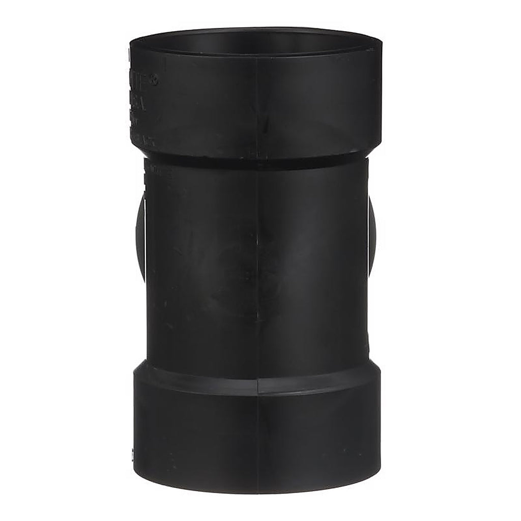 Charlotte Pipe ABS004451000 3 in. Hub x 3 in. Dia. Hub ABS Flush Cleanout Tee