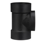 Charlotte Pipe ABS004451000 3 in. Hub x 3 in. Dia. Hub ABS Flush Cleanout Tee