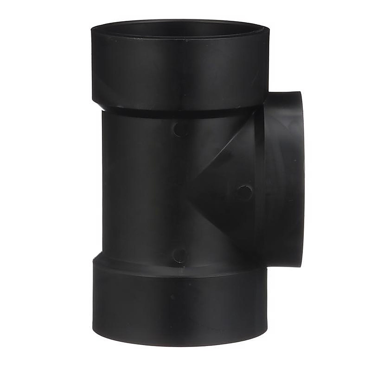 Charlotte Pipe ABS004451000 3 in. Hub x 3 in. Dia. Hub ABS Flush Cleanout Tee