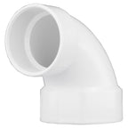 Charlotte Pipe PVC003290600 4 in. Hub x 3 in. Dia. Hub PVC Elbow