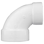 Charlotte Pipe PVC003290600 4 in. Hub x 3 in. Dia. Hub PVC Elbow