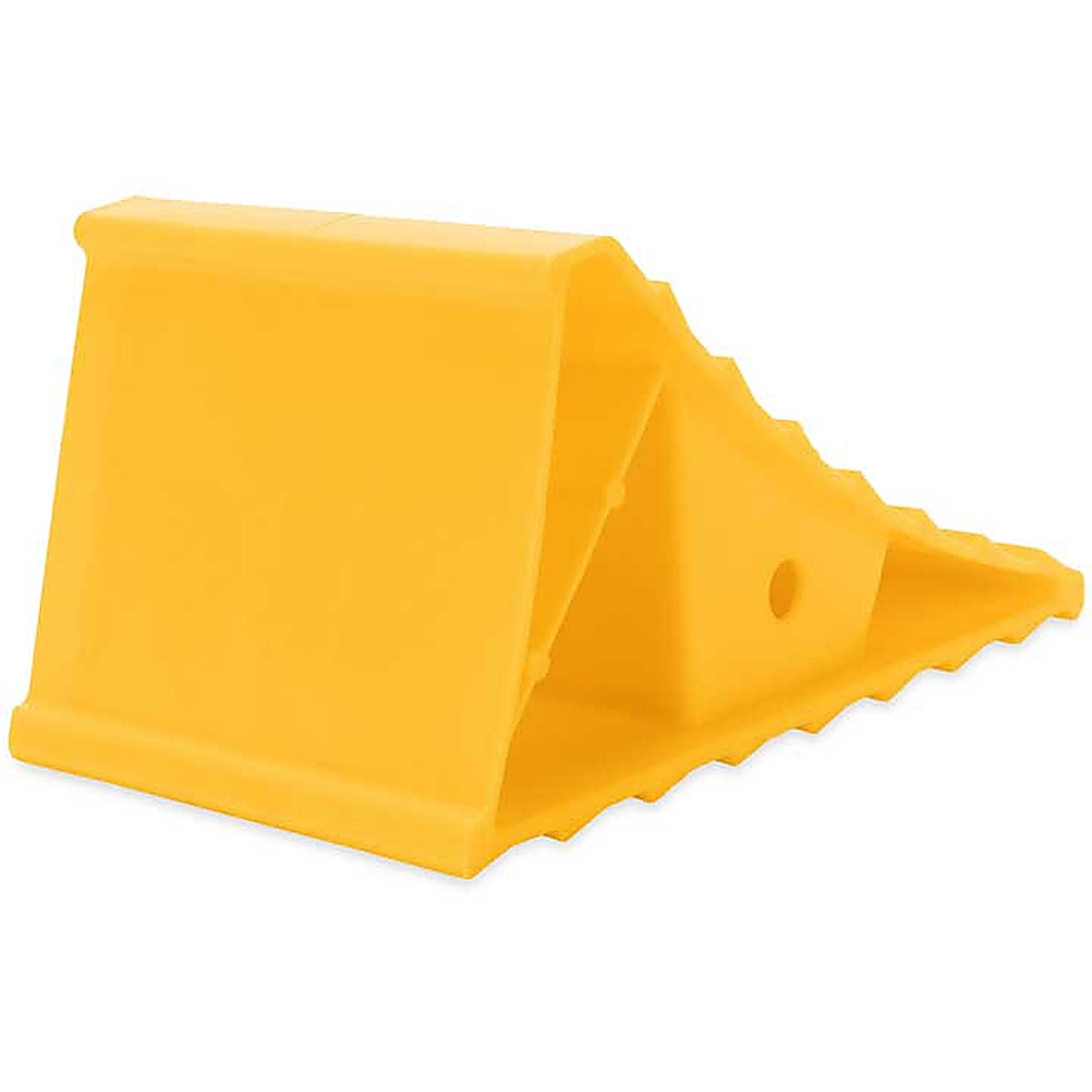 Camco - 44412 - Wheel Chock, Yellow, Fits Tires Up to 26in
