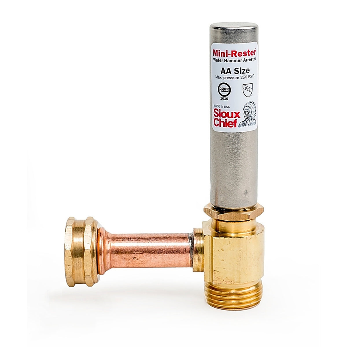 Sioux Chief 660-H MiniRester 3/4 in. Female x 3/4 in. Dia. Male Copper Water Hammer Arrester
