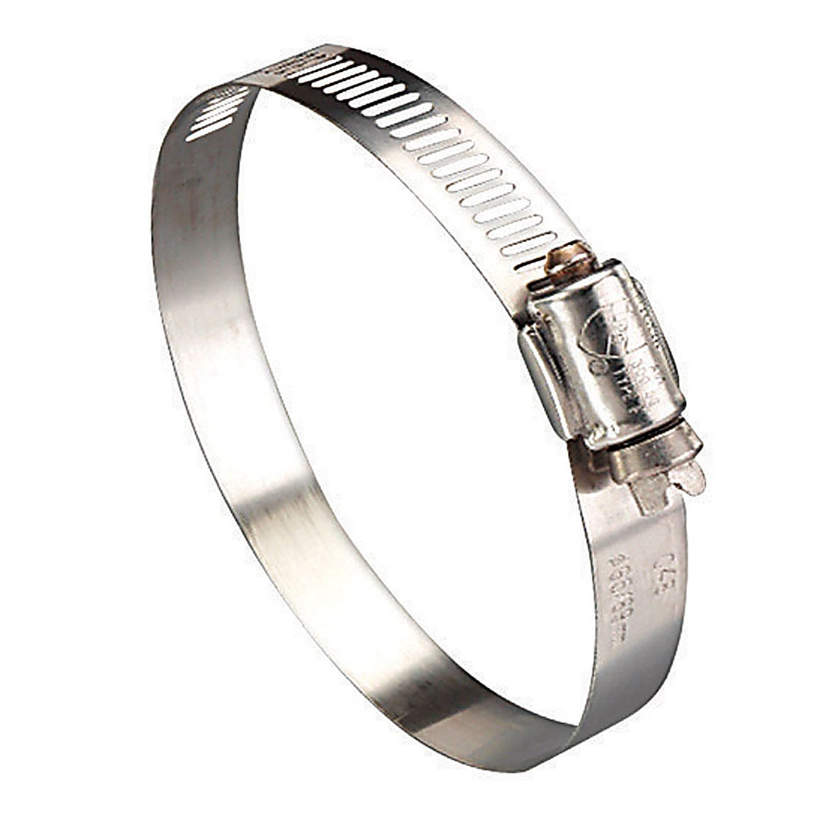 Ideal 625064551 Tridon Hy Gear 2-1/2 in. to 4-1/2 in. SAE 64 Silver Hose Clamp Stainless Steel Band