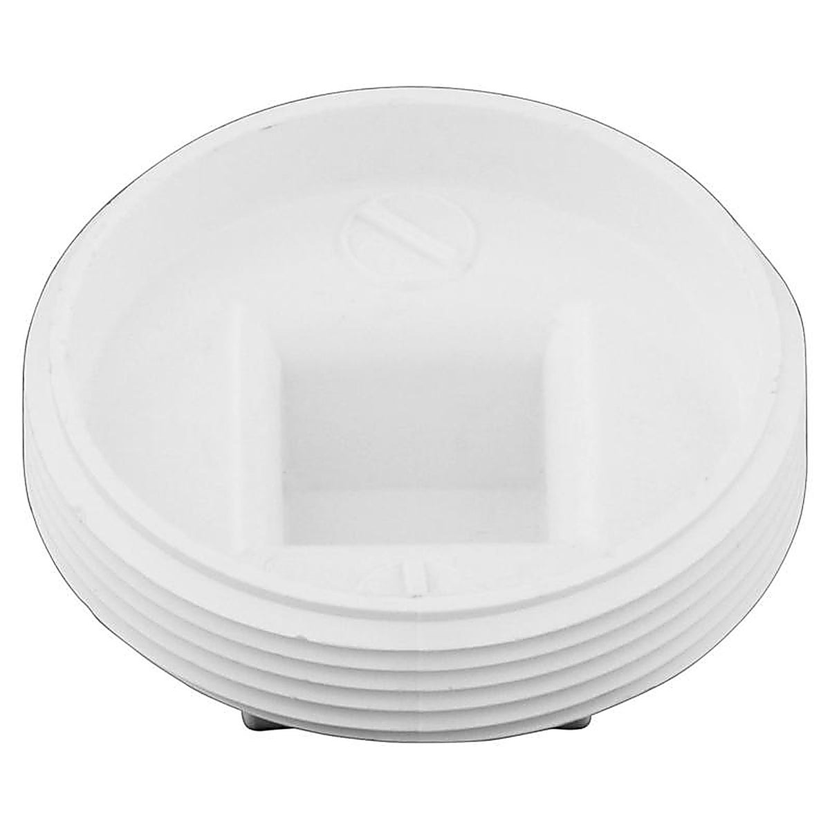 Charlotte Pipe PVC001061200 Schedule 40 4 in. MPT x 4 in. Dia. MPT PVC Clean-Out Plug