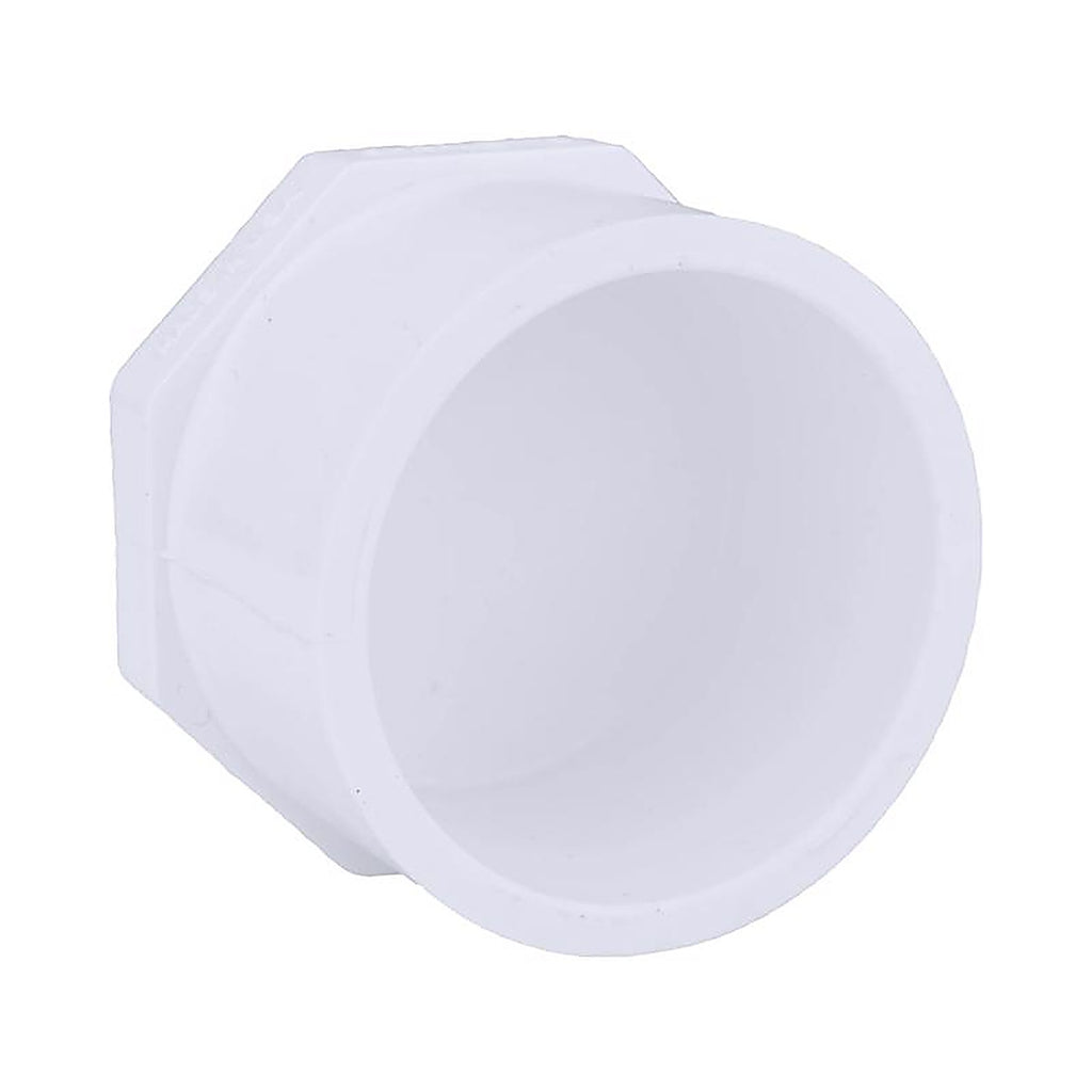 Charlotte Pipe PVC 02118 1000 Schedule 40 3/4 in. Spigot x 3/4 in. Dia. Slip PVC Plug