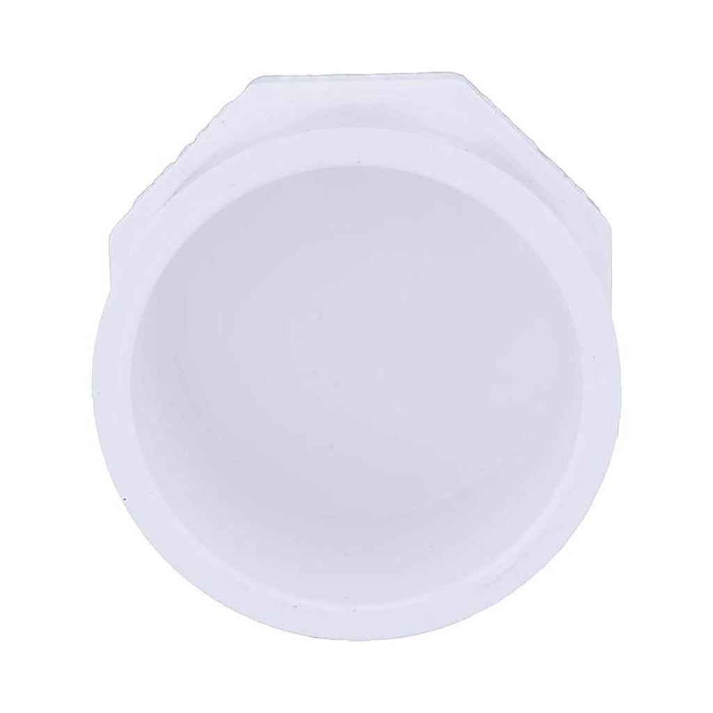 Charlotte Pipe PVC 02118 1000 Schedule 40 3/4 in. Spigot x 3/4 in. Dia. Slip PVC Plug