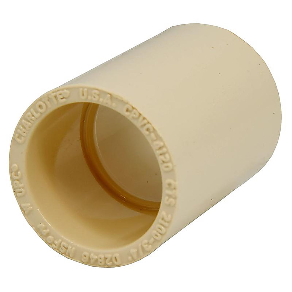 Charlotte Pipe CTS02100C0800 FlowGuard 3/4 in. Slip x 3/4 in. Dia. Slip CPVC Coupling
