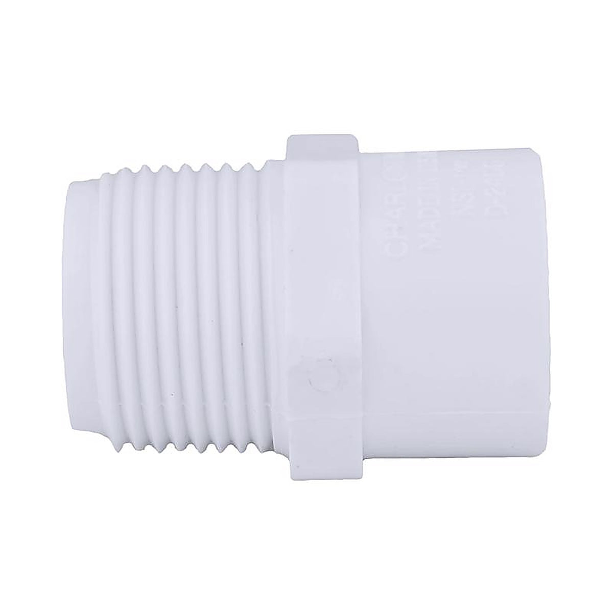 Charlotte Pipe PVC 02110 0600 Schedule 40 3/4 in. MPT x 1/2 in. Dia. Slip PVC Adapter