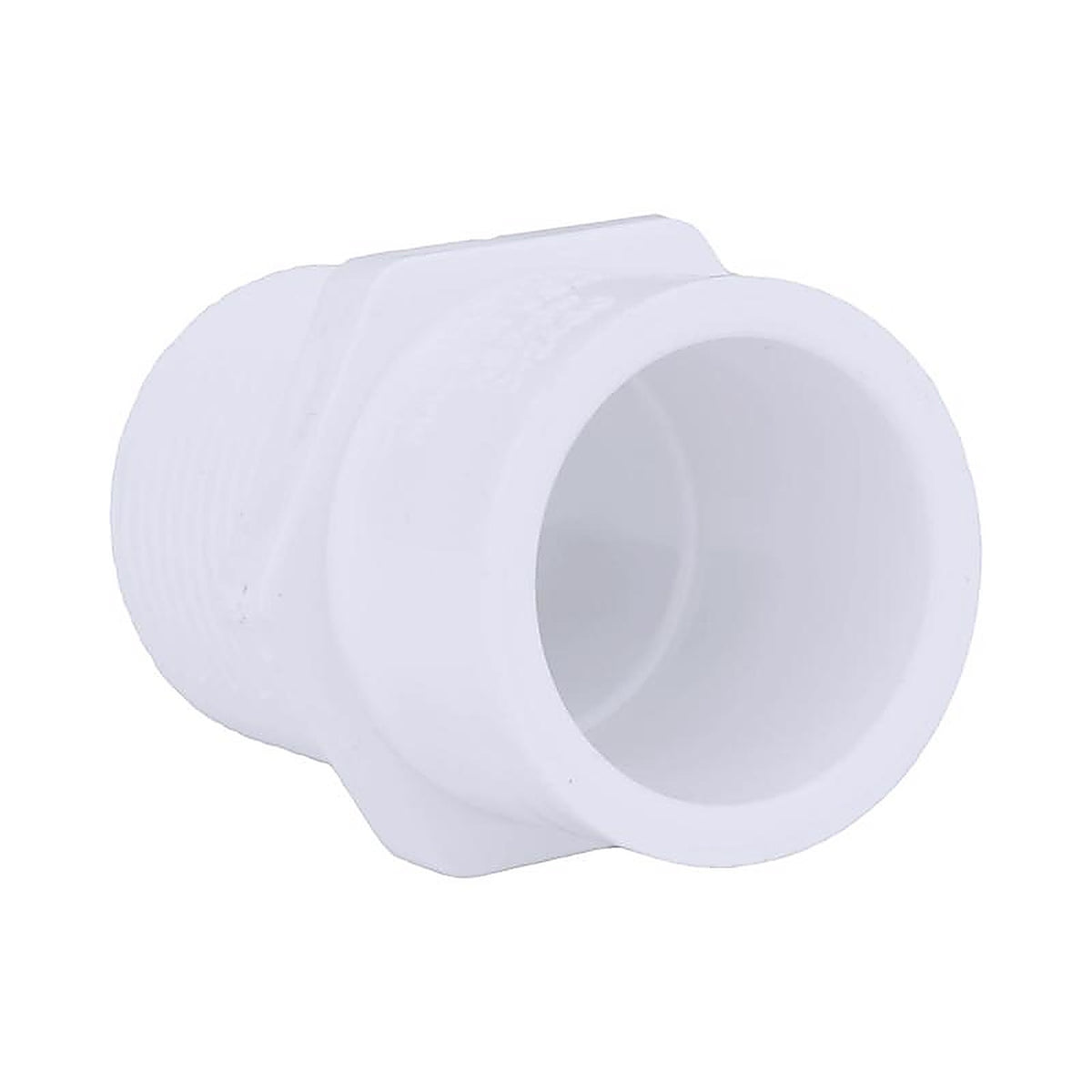Charlotte Pipe PVC 02110 0800 Schedule 40 1 in. MPT x 3/4 in. Dia. Slip PVC Adapter