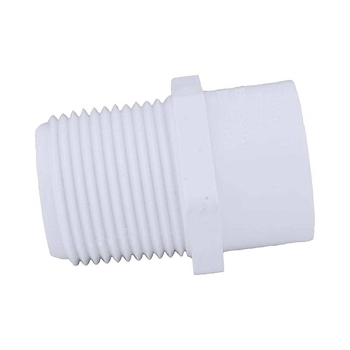 Charlotte Pipe PVC 02110 0800 Schedule 40 1 in. MPT x 3/4 in. Dia. Slip PVC Adapter