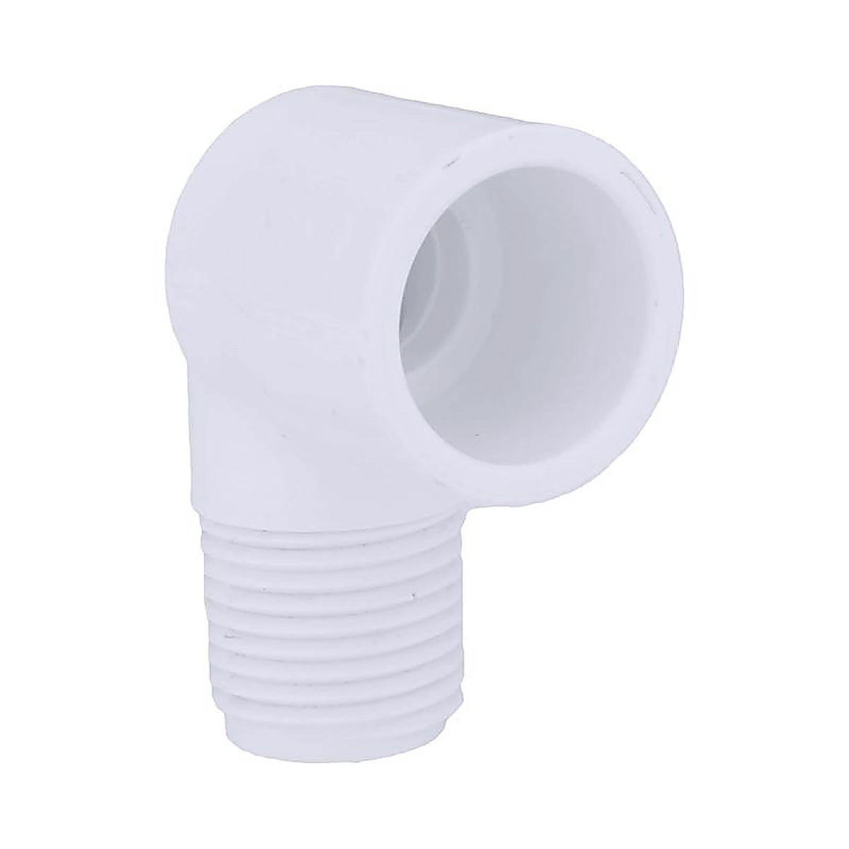 Charlotte Pipe PVC 02306 0600 Schedule 40 1/2 in. Slip x 1/2 in. Dia. MPT PVC Street Elbow