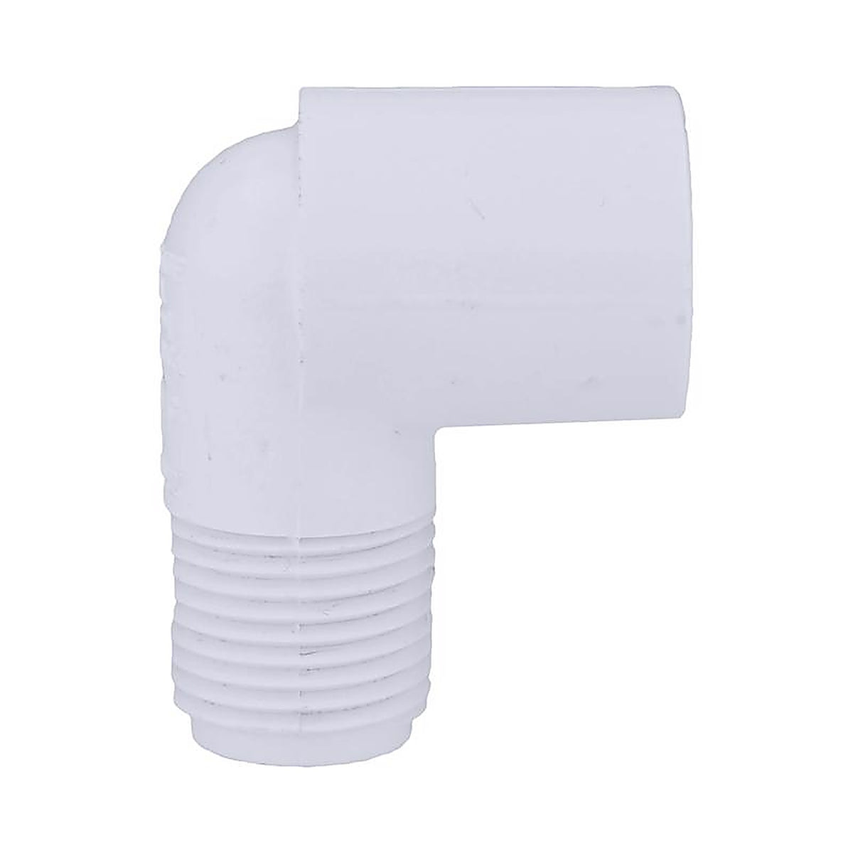 Charlotte Pipe PVC 02306 0600 Schedule 40 1/2 in. Slip x 1/2 in. Dia. MPT PVC Street Elbow