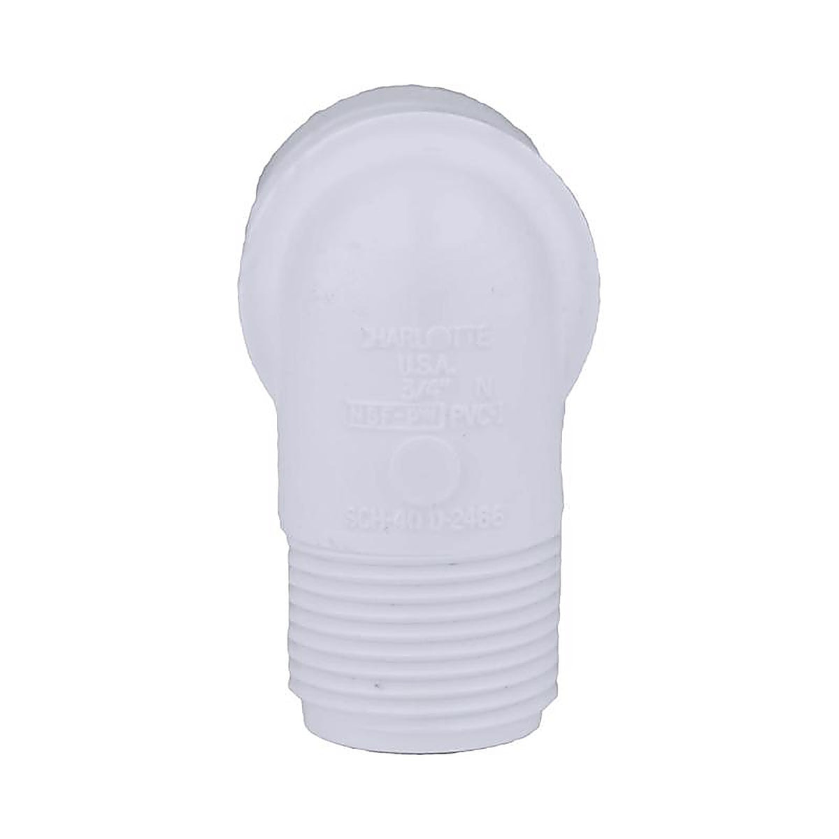 Charlotte Pipe PVC 02306 0800 Schedule 40 3/4 in. Slip x 3/4 in. Dia. MPT PVC Street Elbow