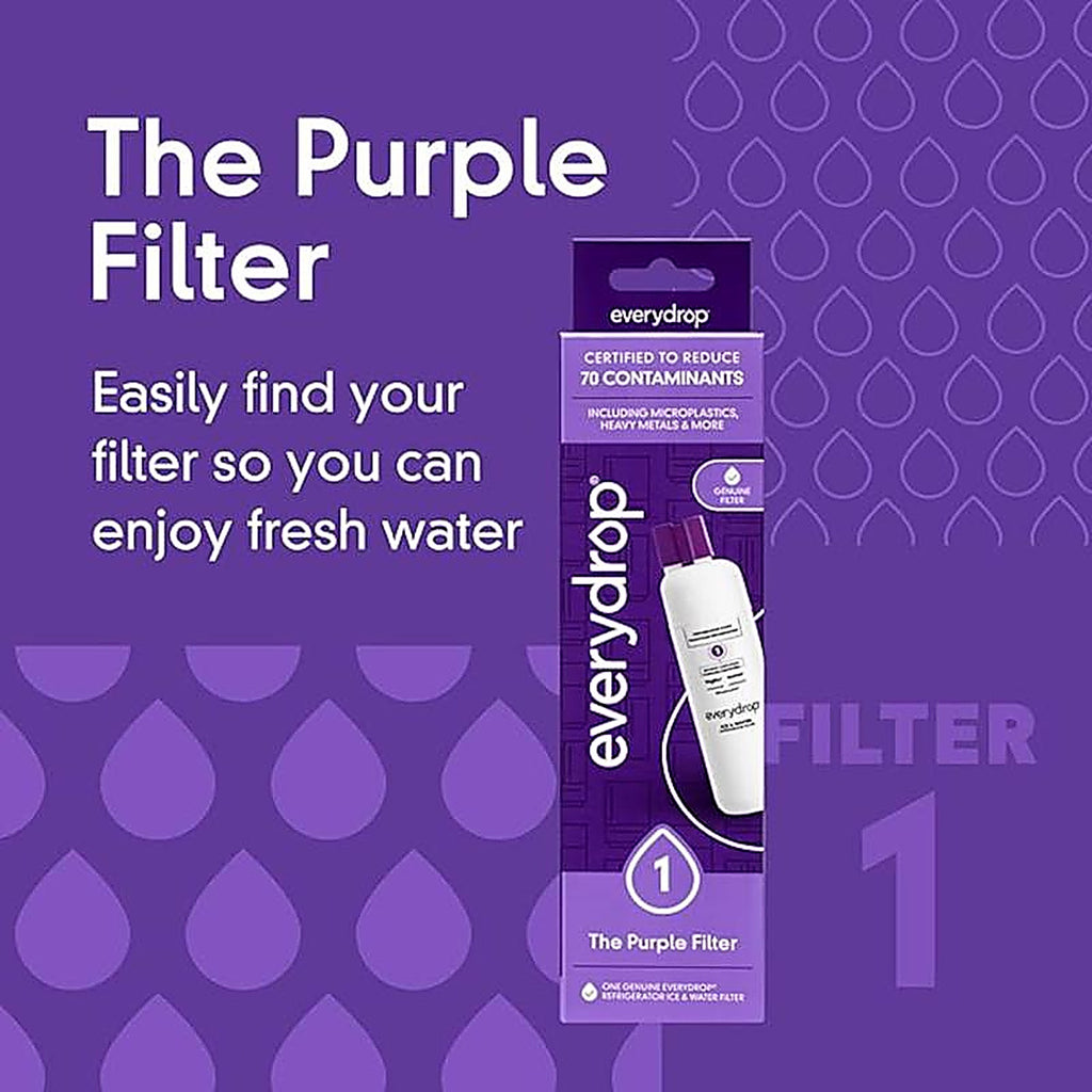 Whirlpool EDR1RXD1 EveryDrop Refrigerator Replacement Filter For Filter 1