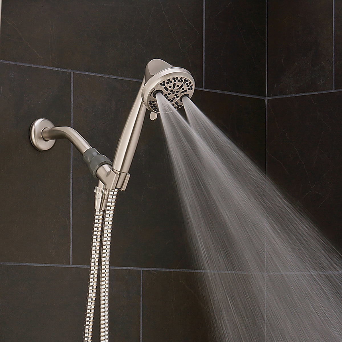 Oxygenics 87446 Nickel Nickel 3 settings Showerhead 1.75 gpm