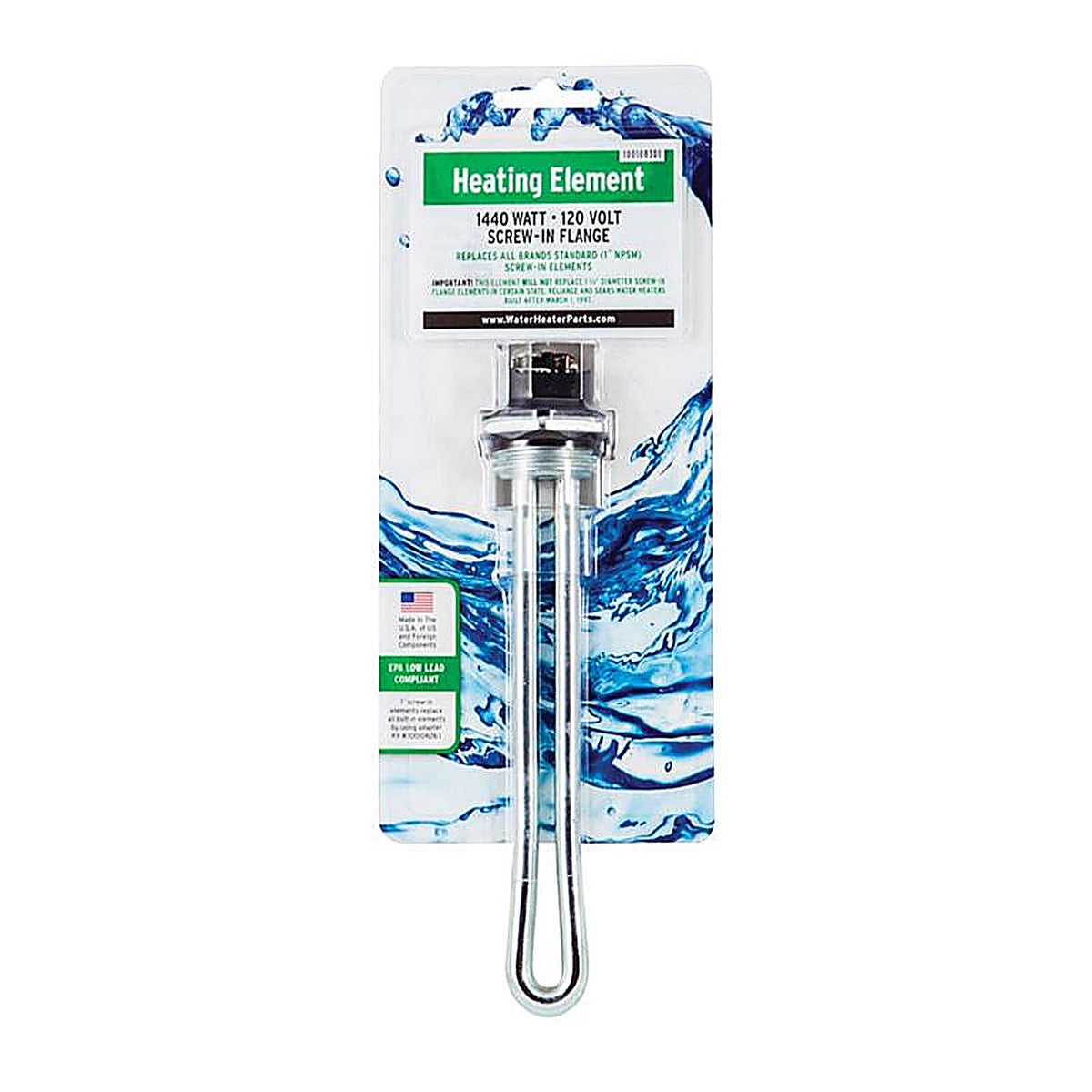 Reliance 100108301 Copper Electric Water Heater Element 1440W/120V