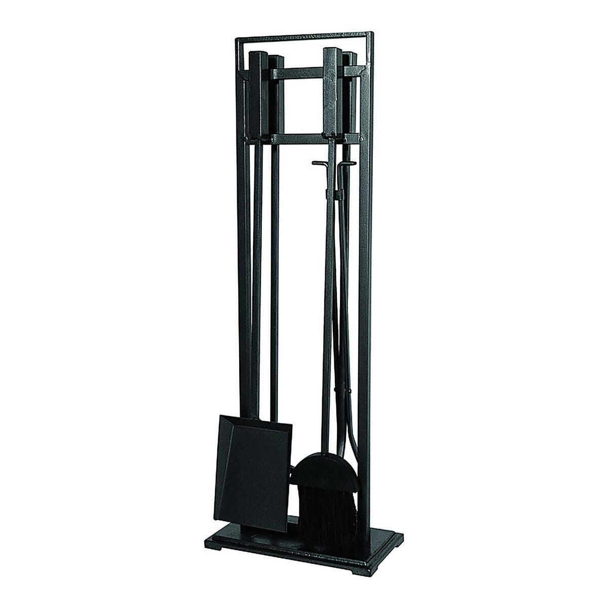 Panacea 15701 Gray Matte Metal Fireplace Tool Set