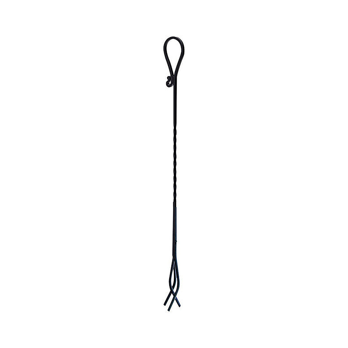 Panacea 15513 Black Powder Coated Steel Fireplace Tongs