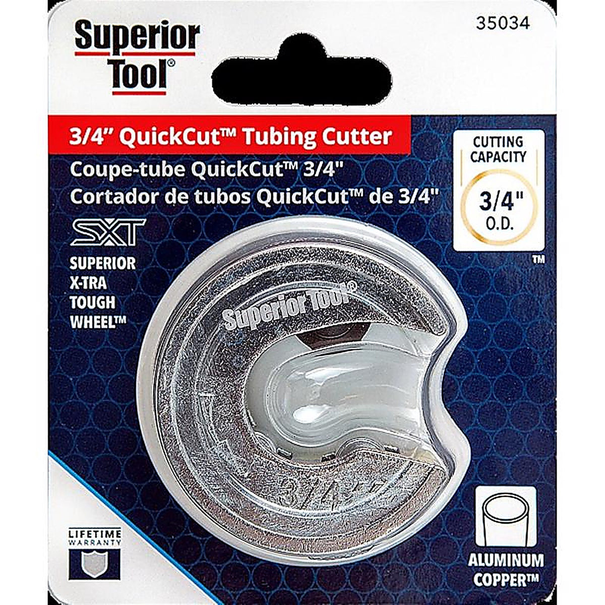 Superior Tool 35034 Pipe Cutter Silver