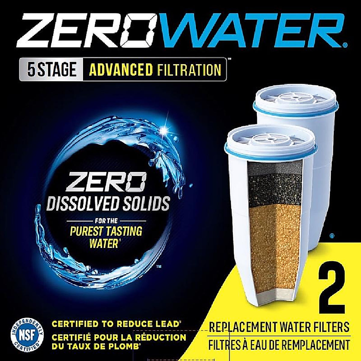 Zero Water ZR-017 Replacement Filter Stage 5 2/Pack