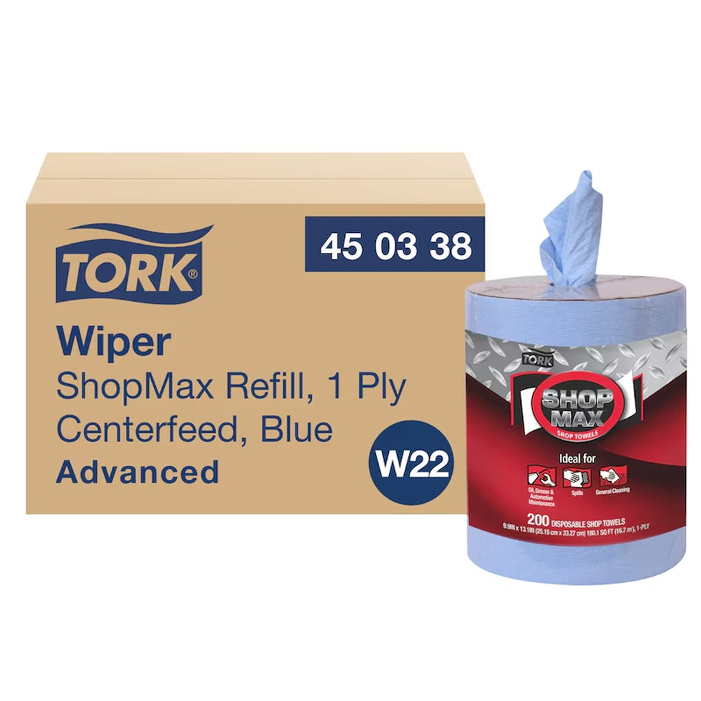 450338 Tork/Essity Advanced ShopMax Wiper 450, Centerfeed Refill