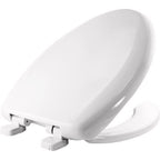 Bemis 1250TTA-000 Bemis Elongated White Plastic Toilet Seat