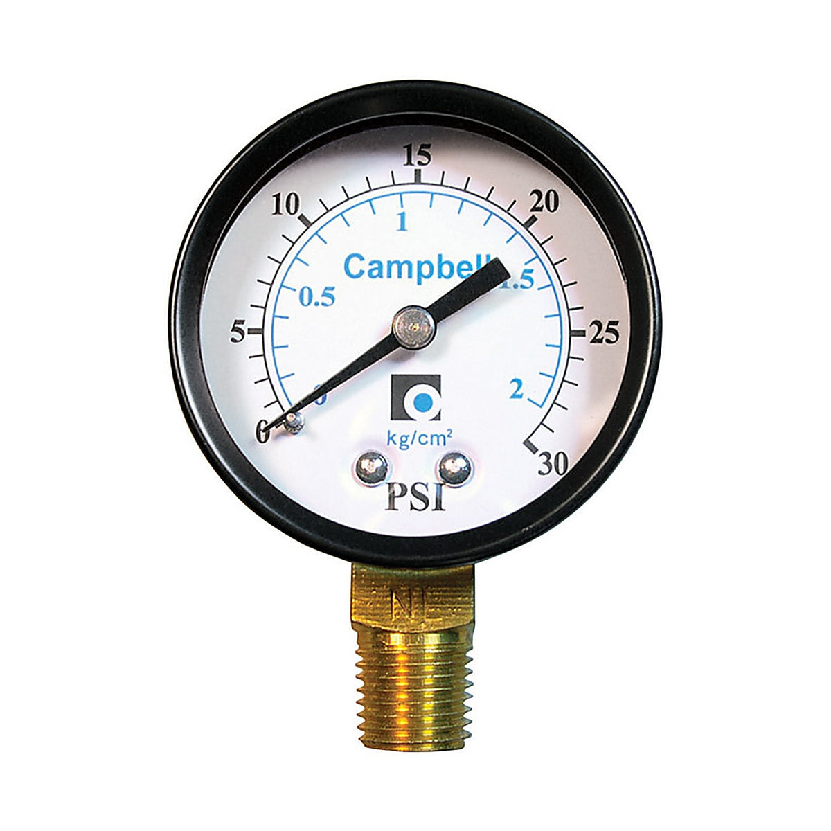 Campbell PG3T-NL Pressure Gauge 30 psi