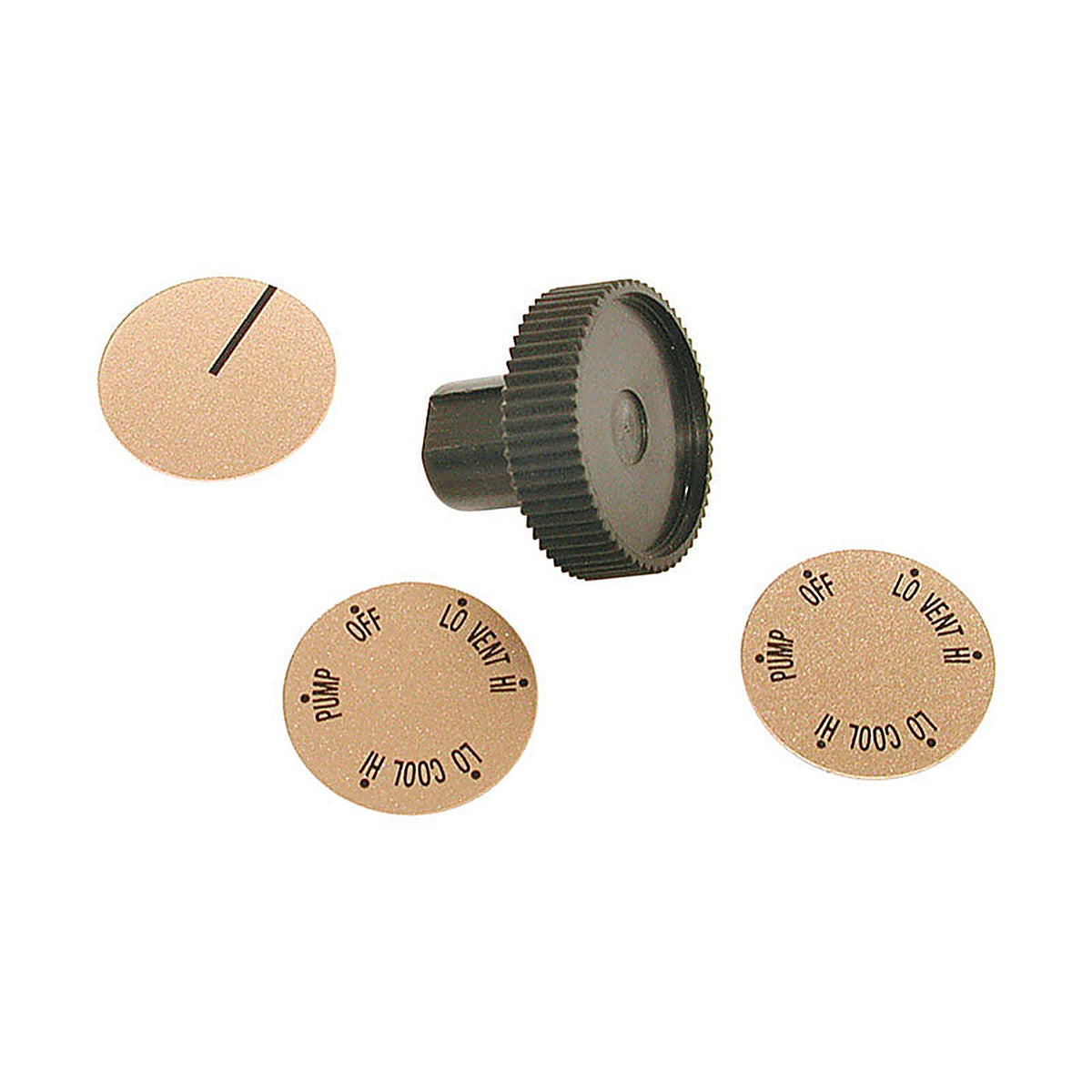 Dial 7487 Plastic Black Long Shaft Knob Kit