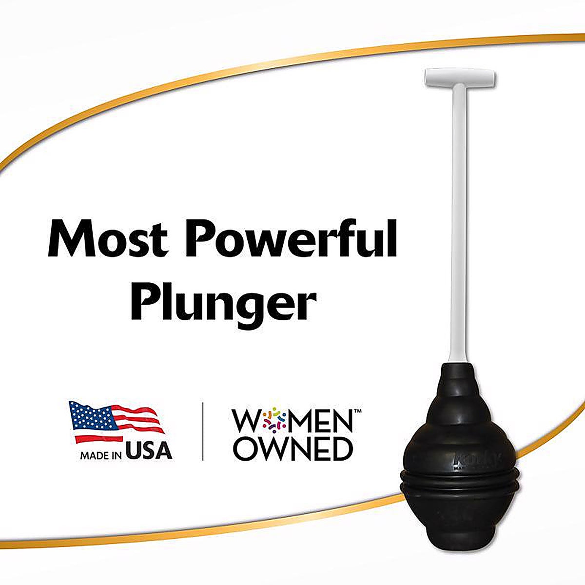 Korky 99-4A BEEHIVE Max Toilet Plunger 25 in. L x 5 in. Dia.