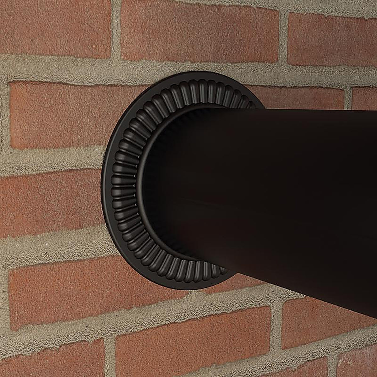 Imperial BM0094 6 in. Dia. 24 Ga. Steel Stove Pipe Trim Collar