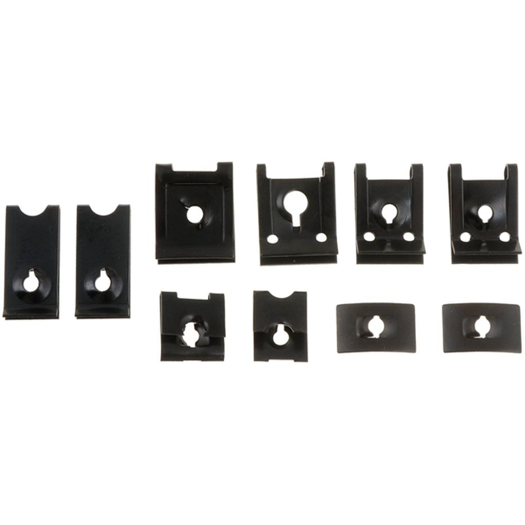 Dorman 45382 Clip Nut Assortment Universal U Nuts, J Nuts And Flat Nuts
