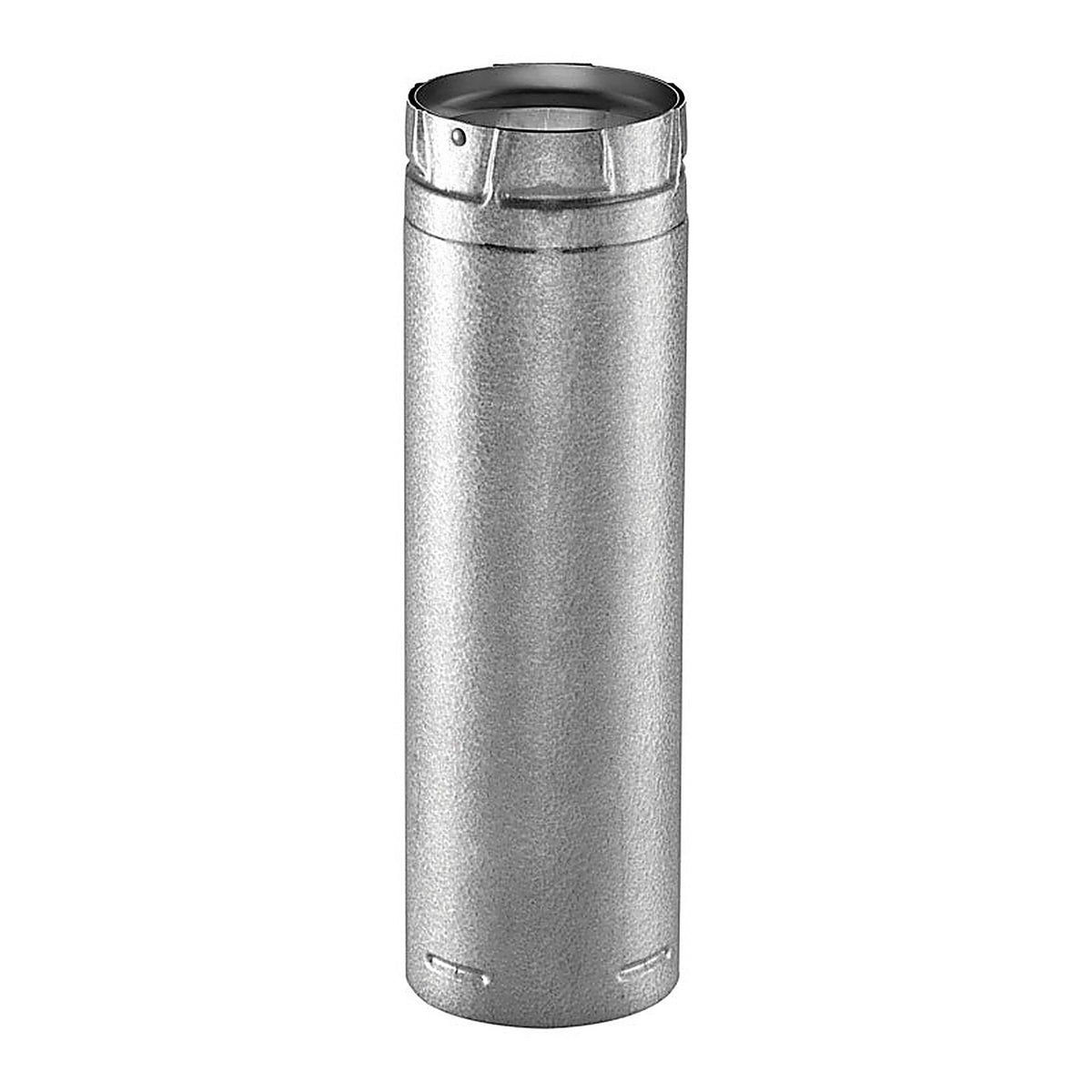 DuraVent 4PVL-12R PelletVent 4 in. Dia. x 12 in. L Steel Double Wall Stove Pipe