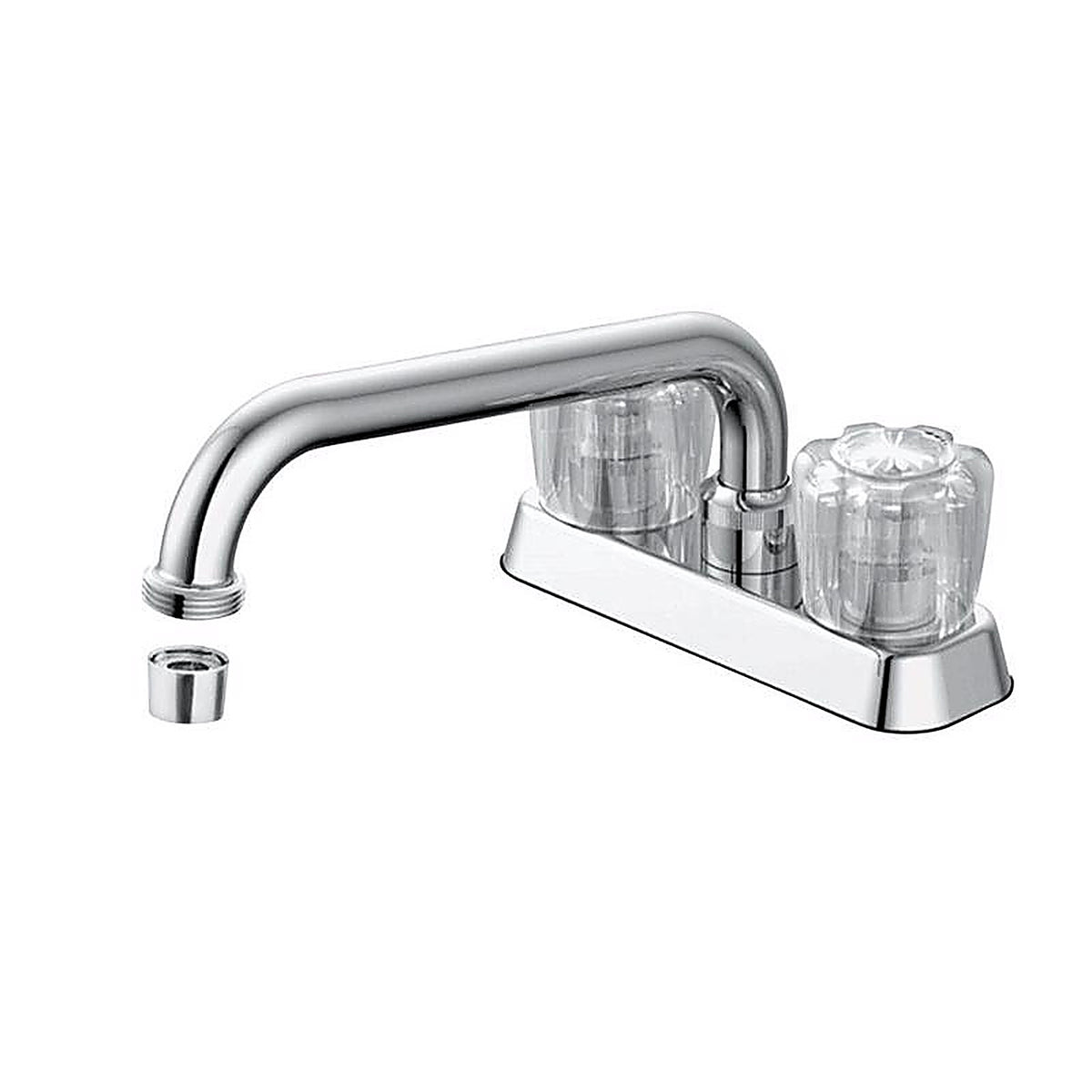 OakBrook 67236-0001 Coastal Chrome Two Handle Bar/Utility Faucet 4 in.