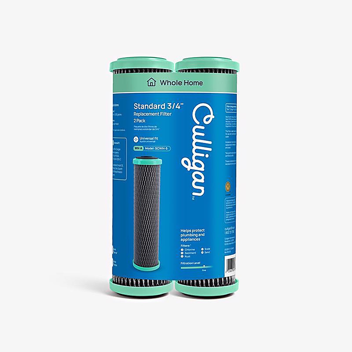 Culligan SCWH-5 Whole House Water Filter For Universal Fit HF-150A & HF-160 2/Pack
