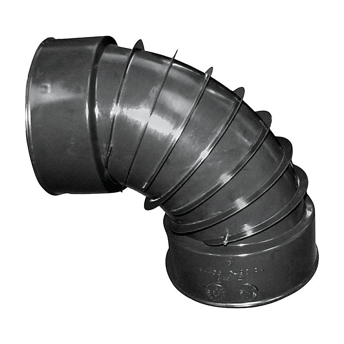 Advanced Drainage 0390AA 3 in. Snap x 3 in. Dia. Snap Polyethylene 90 Degree Elbow