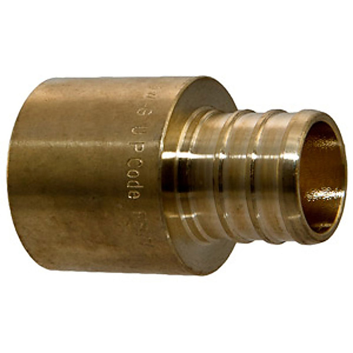 SharkBite UC608LFA 3/4 in. PEX x 3/4 in. Dia. Crimp Brass Male Adapter