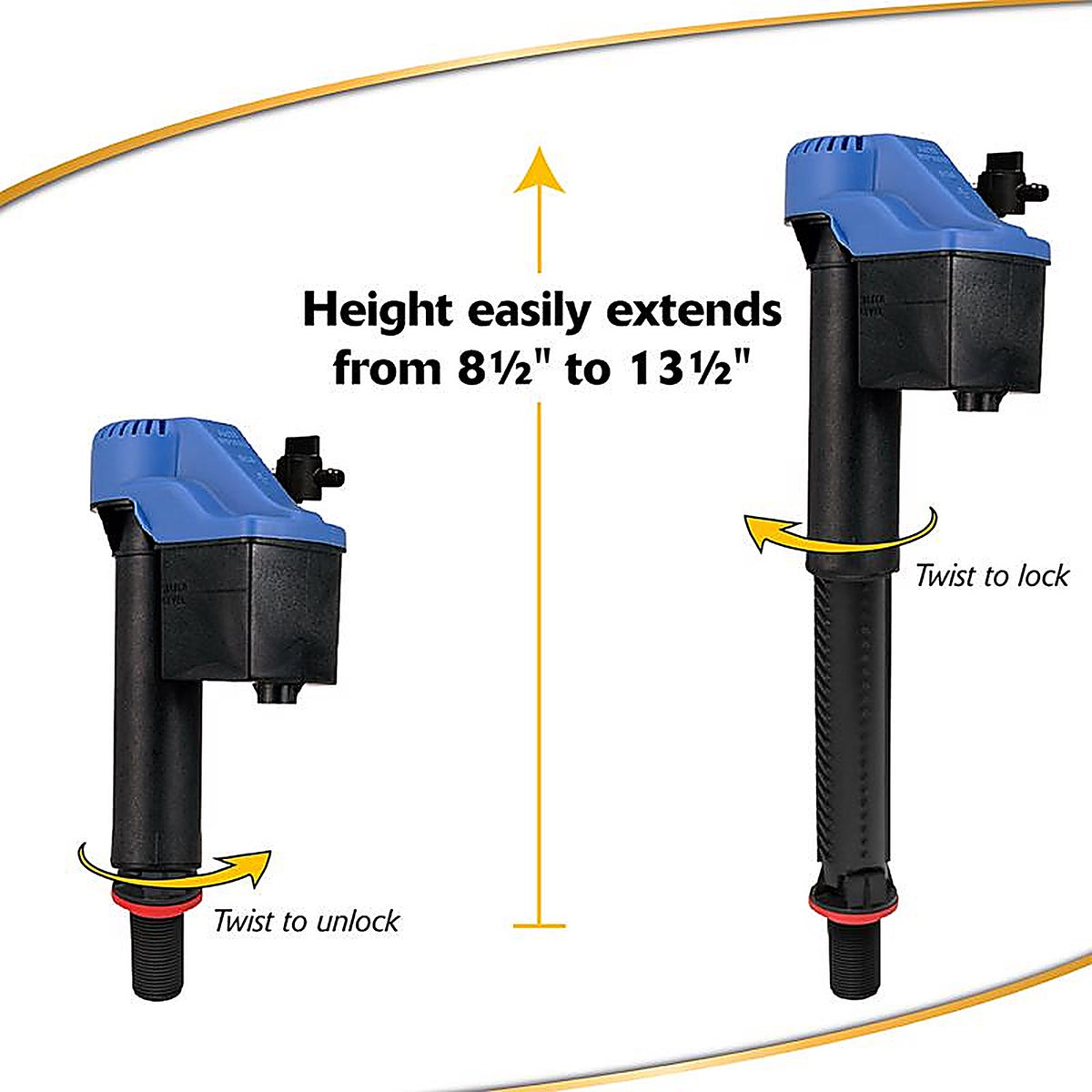 Korky 528GT Genuine TOTO Universal Toilet Fill Valve