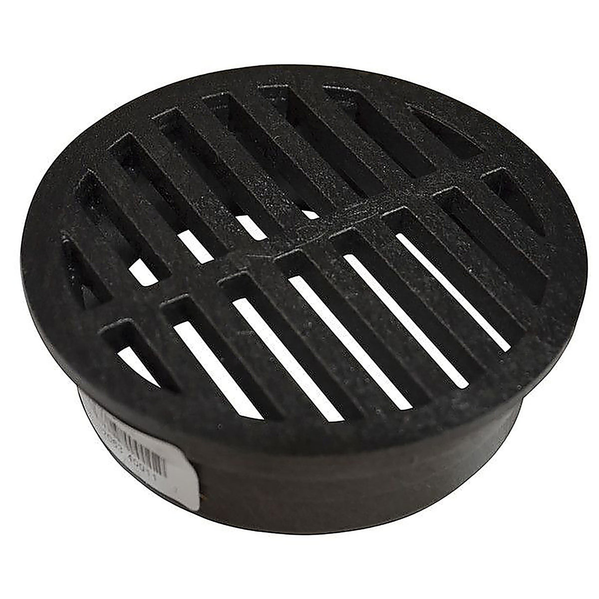 NDS 11 4 in. Black Round Polyolefin Drain Grate