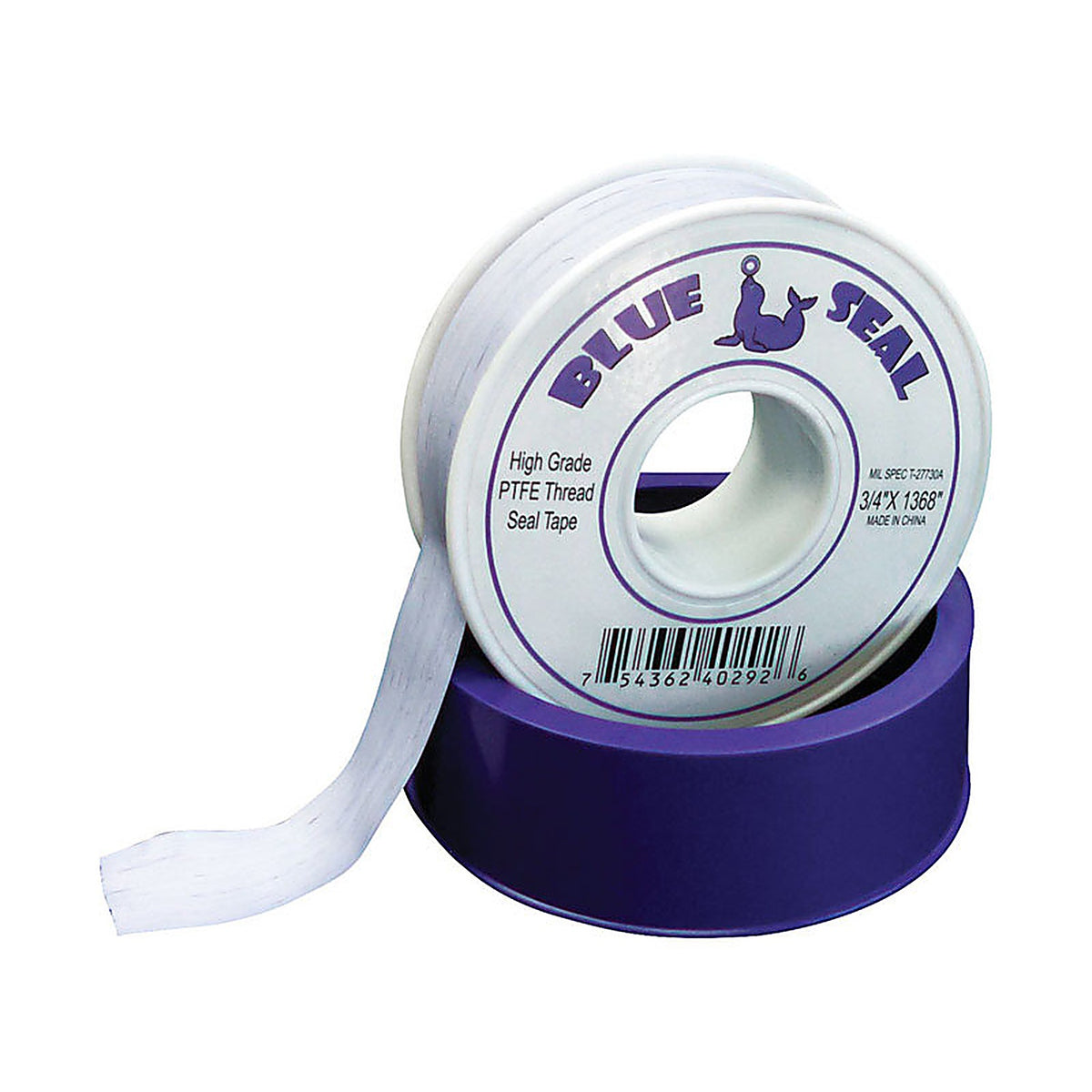 AA Thread Seal Tape 40292C Blue Seal Purple 3/4 in. W x 1368 in. L Thread Seal Tape